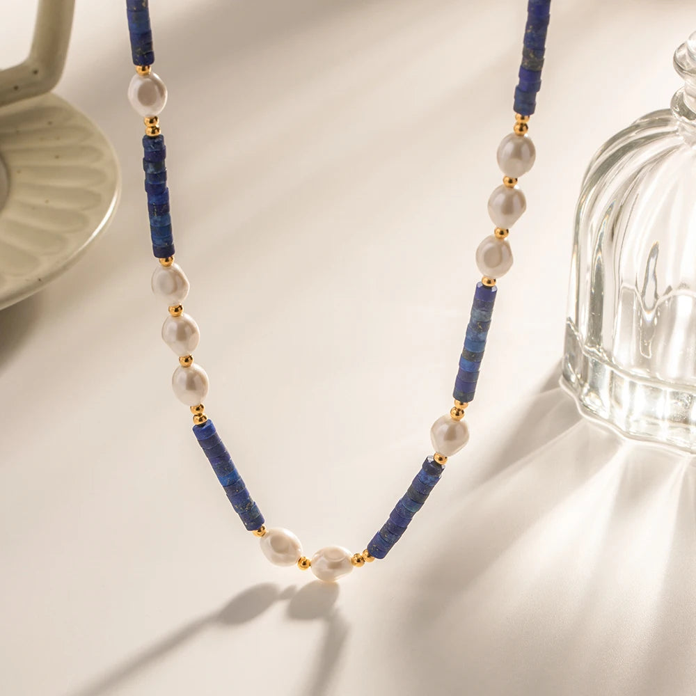 Blue Beach Girl Necklace