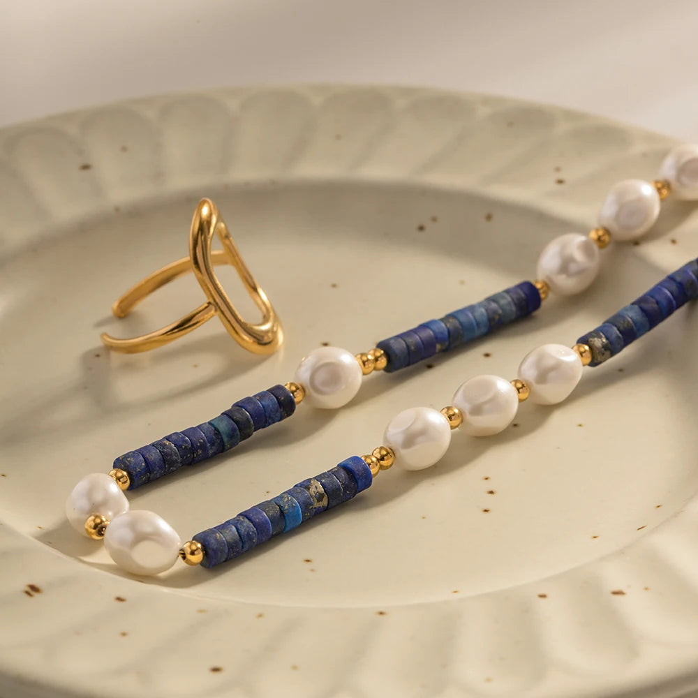 Blue Beach Girl Necklace